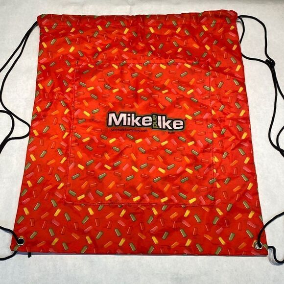 Mike & Ike Cinch Sack Candy Bag Drawstring Backpack - Picture 2 of 6